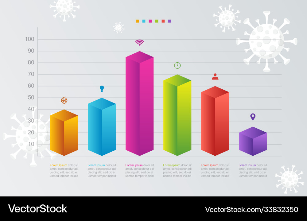 Graph chart up down business declining Graph chart up down business declining Vector Image