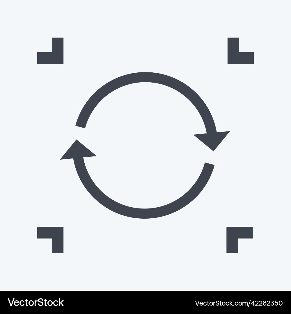 Icon data synchronization suitable Vector Image