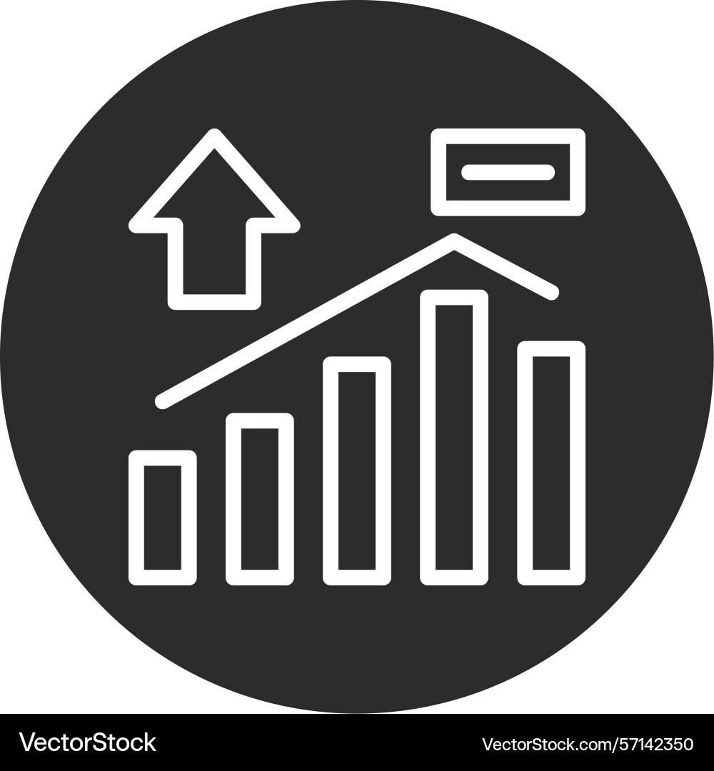 Shift spark inverted circle black Vector Image