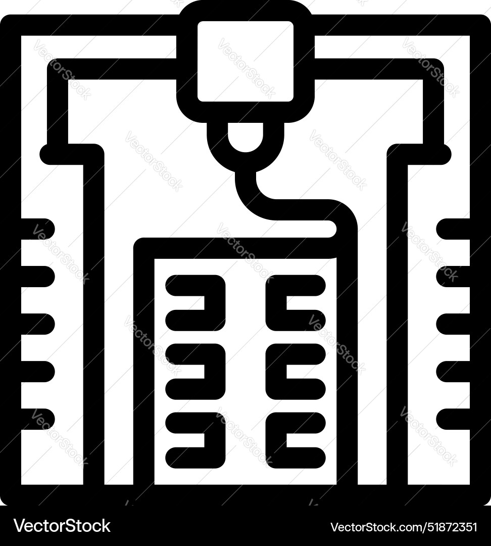 3d printer printing object layer by from top 3d printer printing object layer by from top vector image
