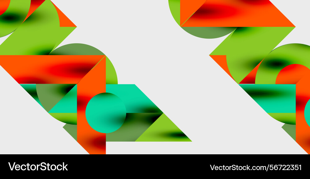 Abstract geometric shapes overlap creating Abstract geometric shapes overlap creating vector image