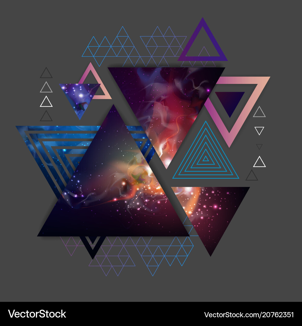 Abstract hipster polygonal triangle background Abstract hipster polygonal triangle background vector image