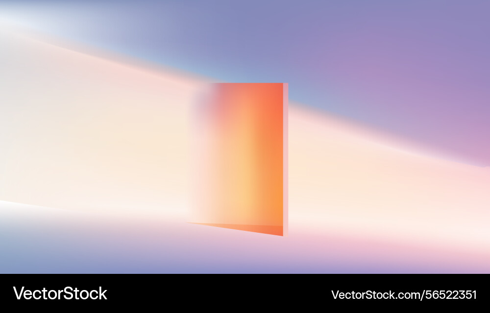 Abstract light portal featuring soft gradient Vector Image