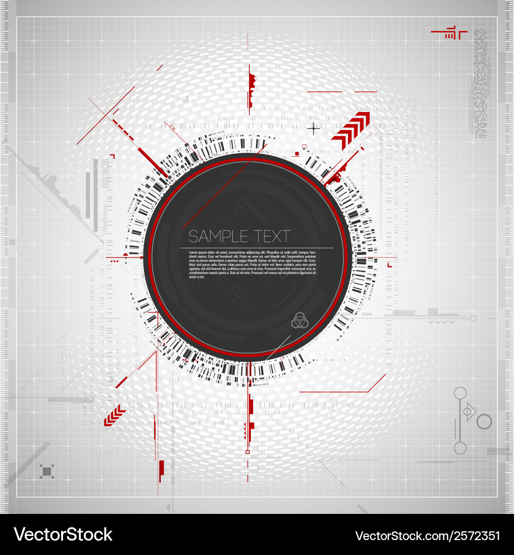 Modern Tech Grid Background vector image