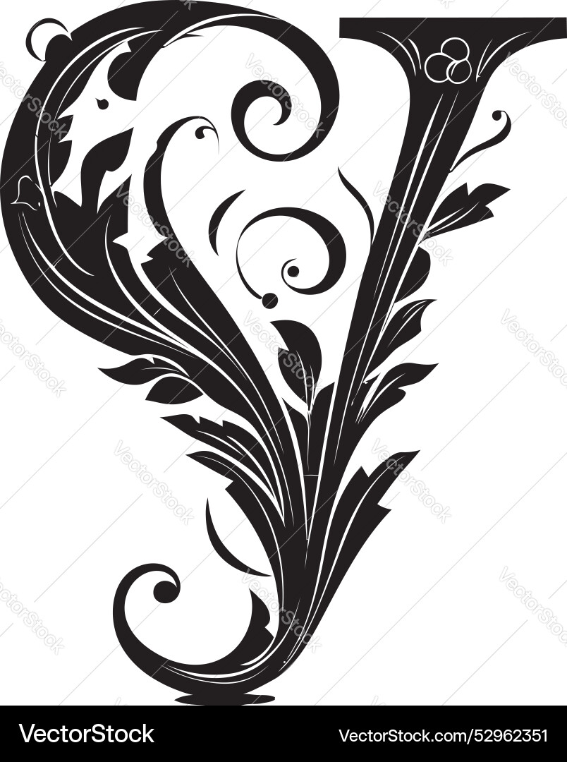Vortex elegance dynamic font v art vivid patterns Vortex elegance dynamic font v art vivid patterns vector image