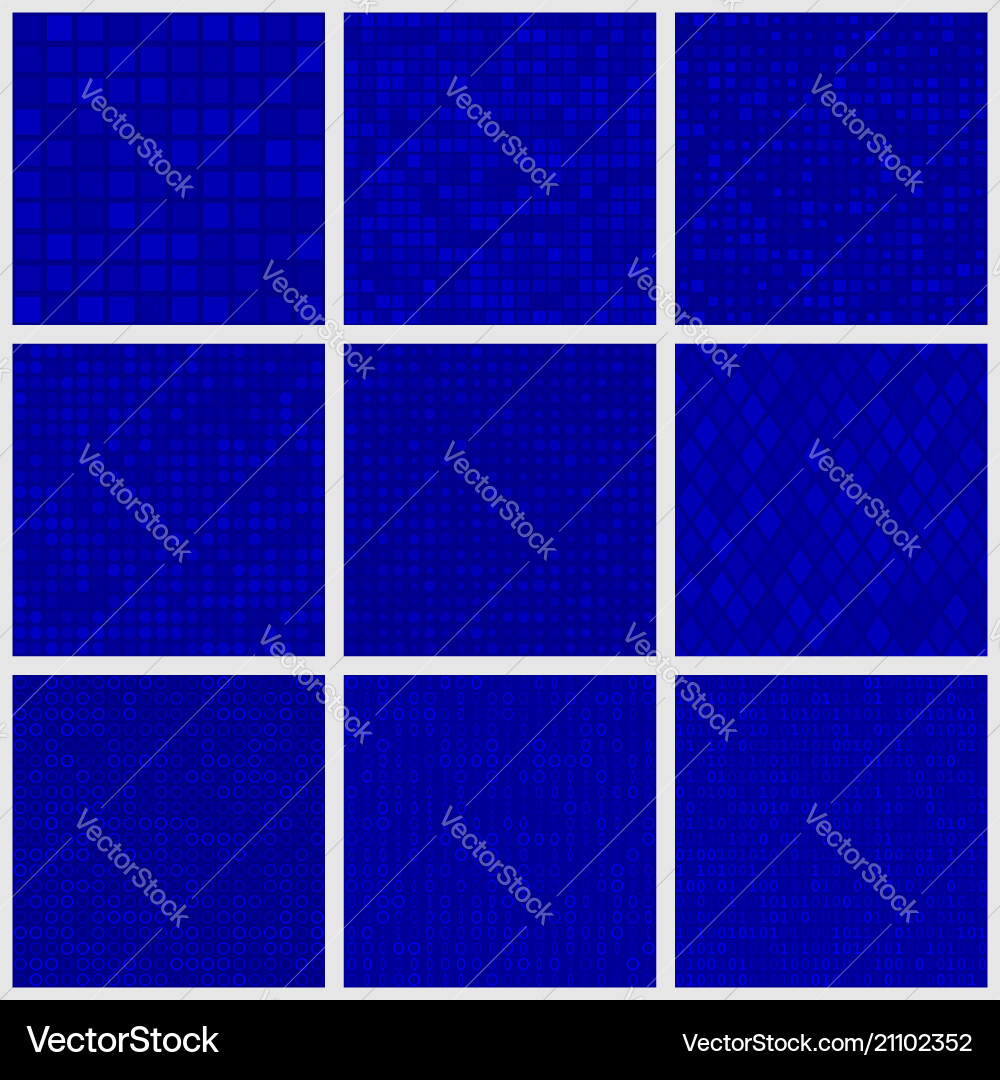 Abstract seamless patterns of small elements Abstract seamless patterns of small elements Vector Image