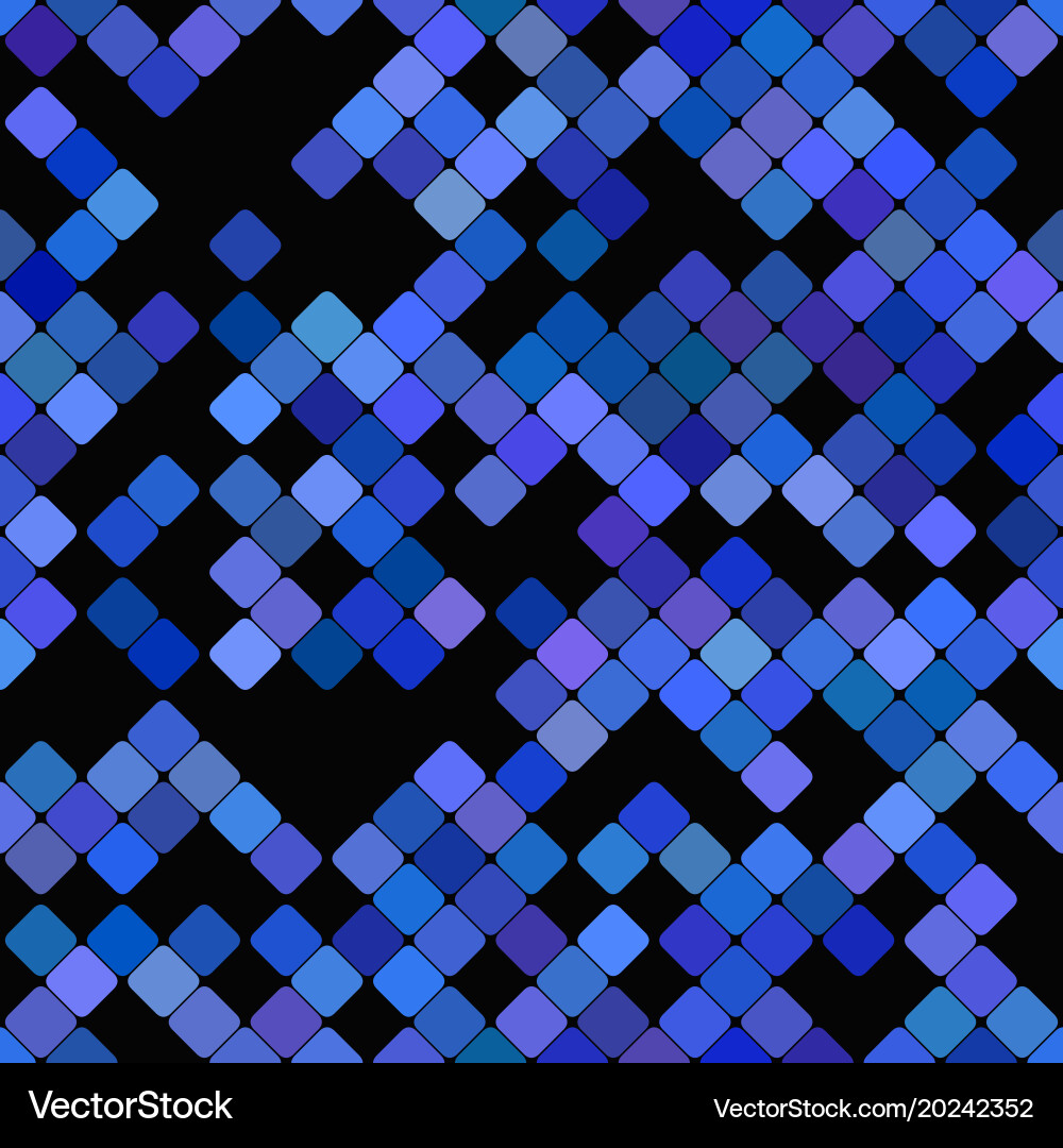Geometrical diagonal square pattern background vector image