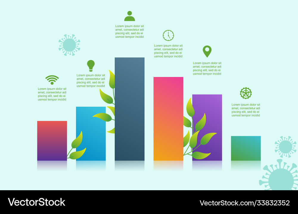 Graph chart up down business declining Graph chart up down business declining Vector Image