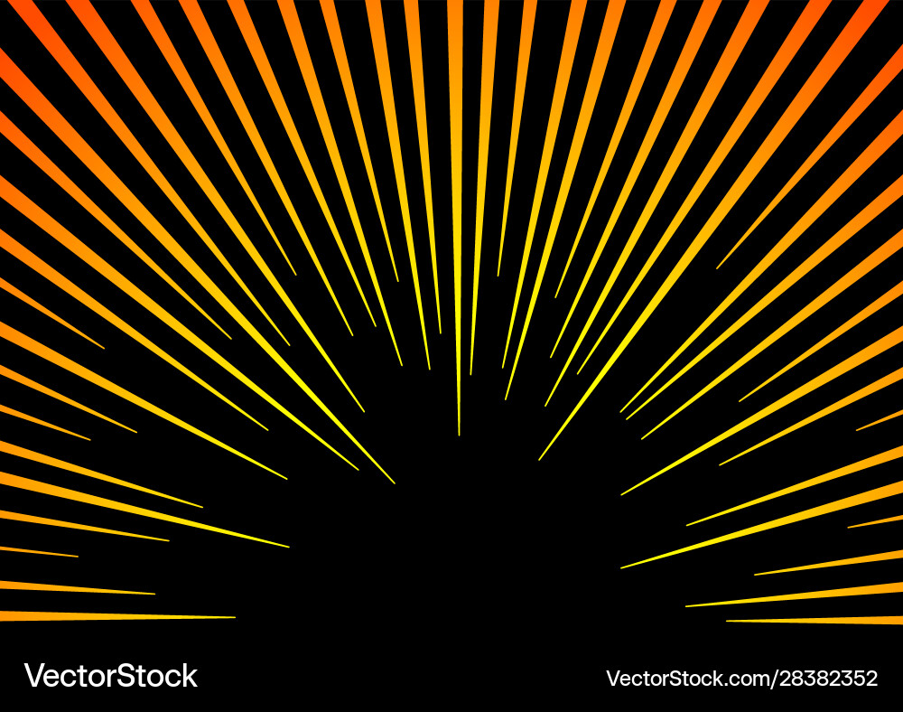 Sonnenstrahlen oder Explosion boom Hypergeschwindigkeit Warp Sonnenstrahlen oder Explosion boom Hypergeschwindigkeit Warp vektorbild