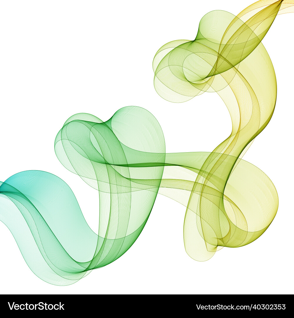 Colored wave modern design element abstract Colored wave modern design element abstract vector image