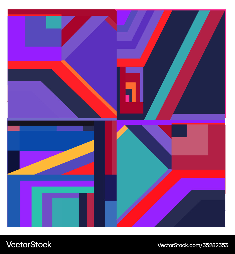 Colorful geometric and curve background pattern Colorful geometric and curve background pattern vector image