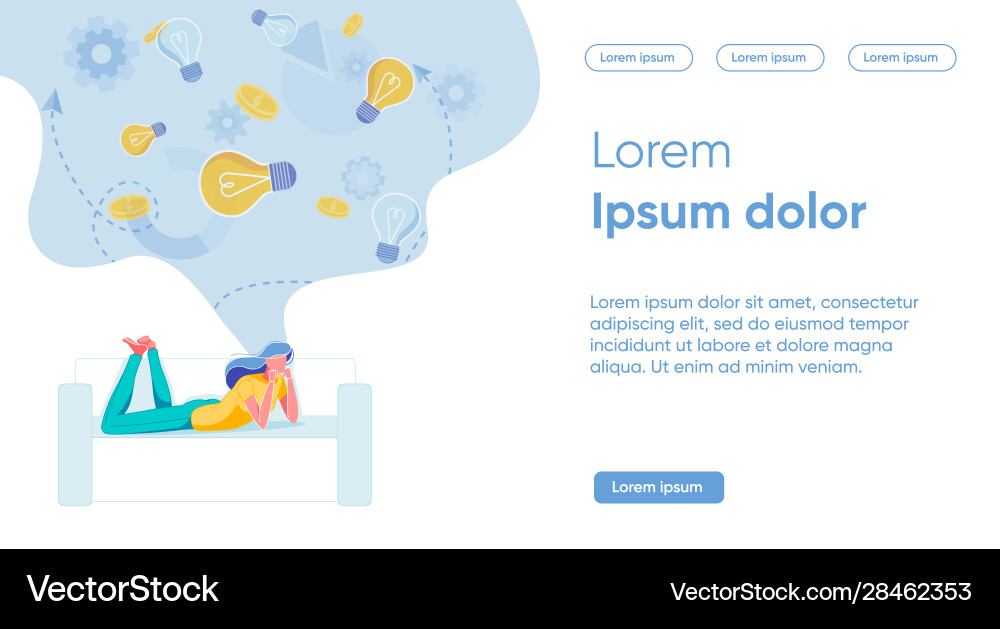 Creating working concept to solve current problems Creating working concept to solve current problems vector image