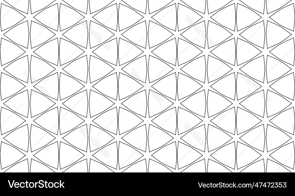 Geometric Hexagon and Triangle Pattern vector image