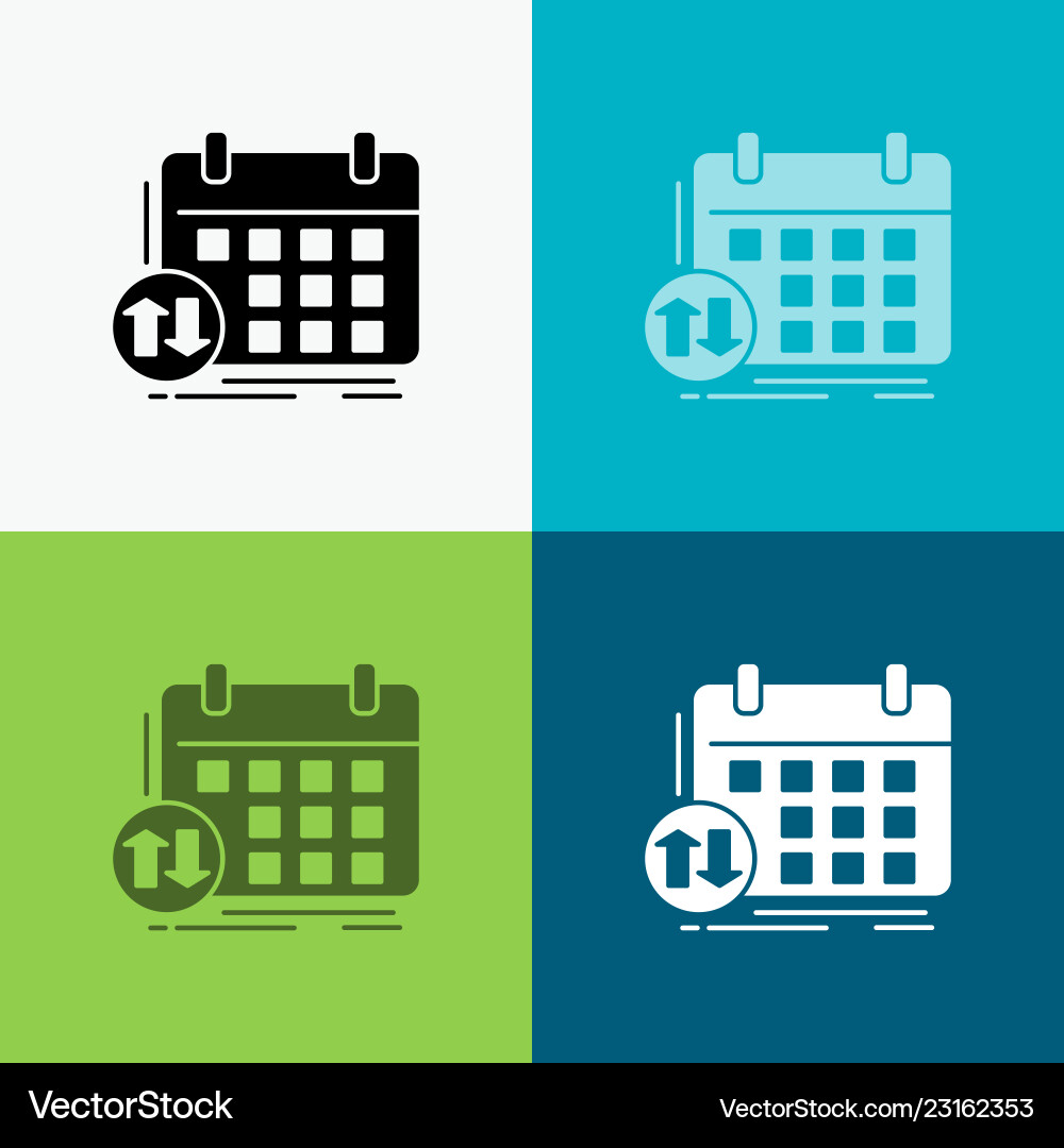 Schedule classes timetable appointment event icon Schedule classes timetable appointment event icon vector image