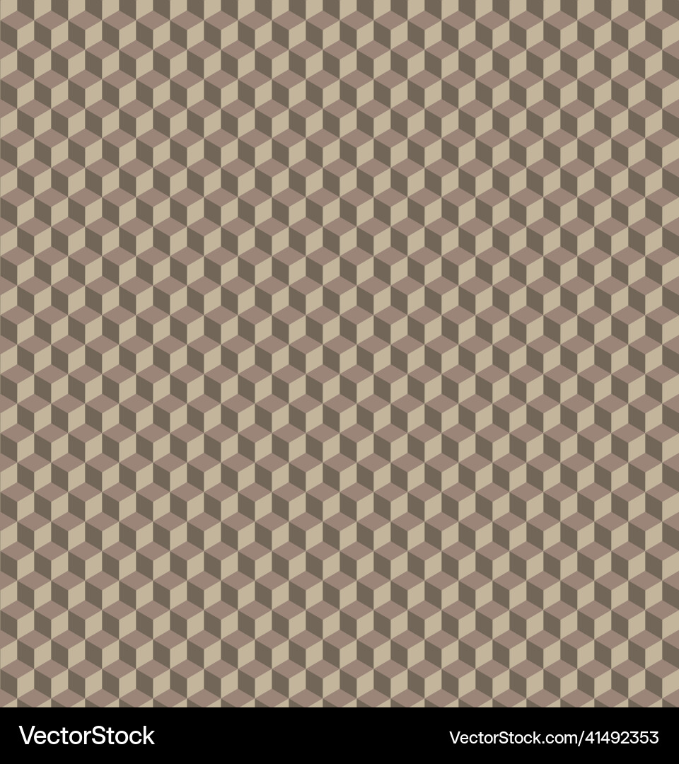 Seamless geometric volume pattern 3d cube shapes Seamless geometric volume pattern 3d cube shapes vector image