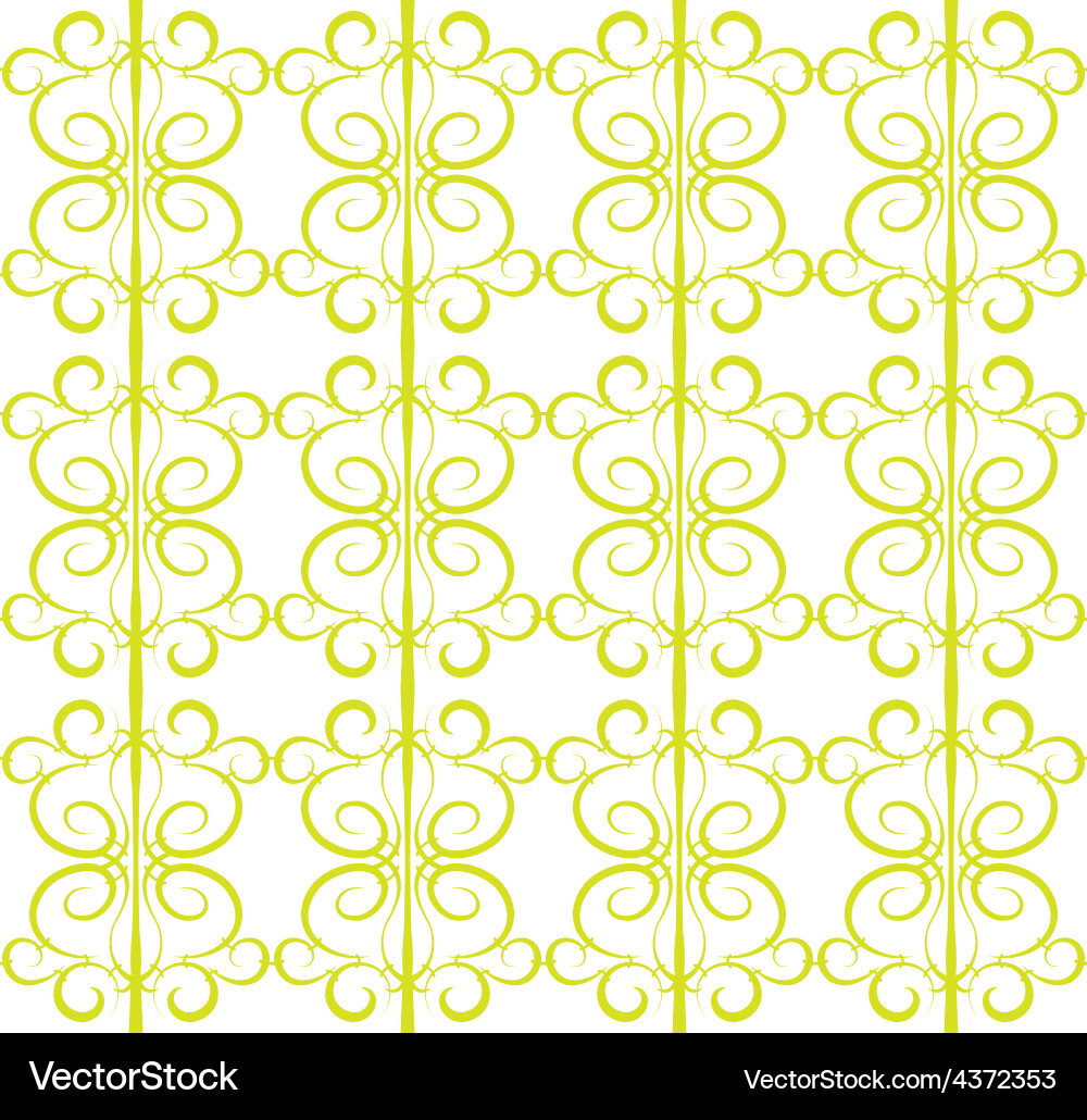 Seamless pattern in the form of forged lattice Vector Image