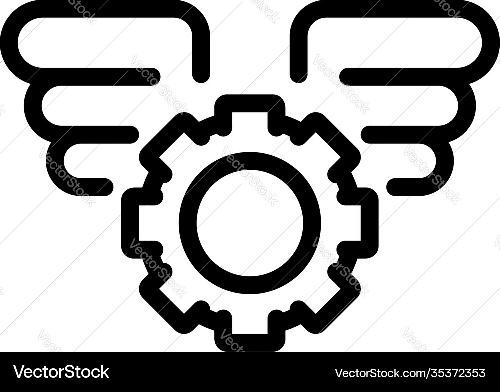 Technical problem icon outline style Technical problem icon outline style Vector Image