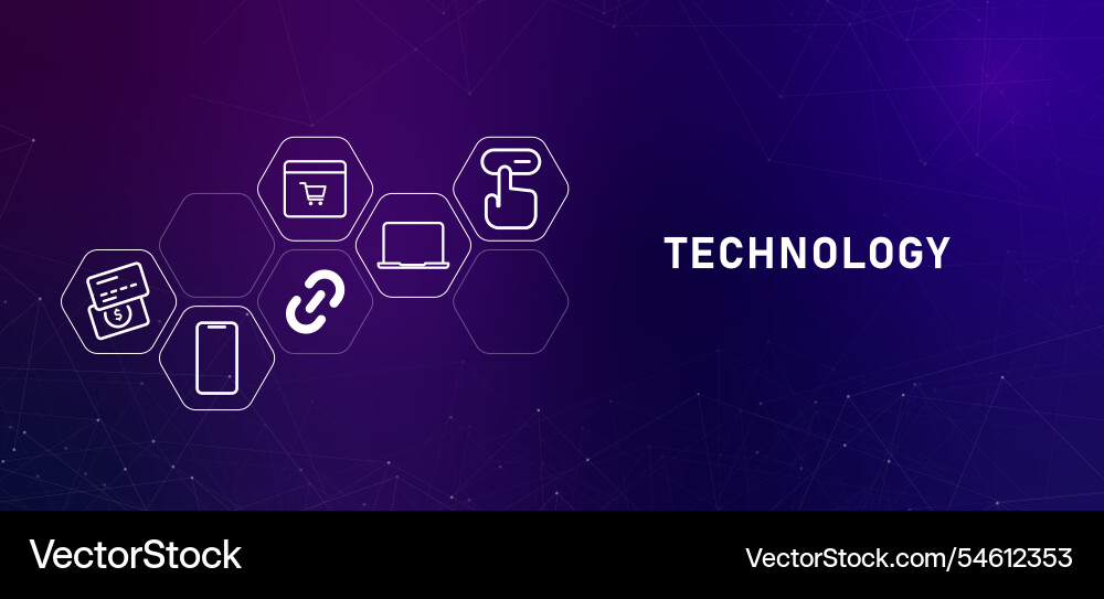 Technology gradients background web header modern Technology gradients background web header modern vector image