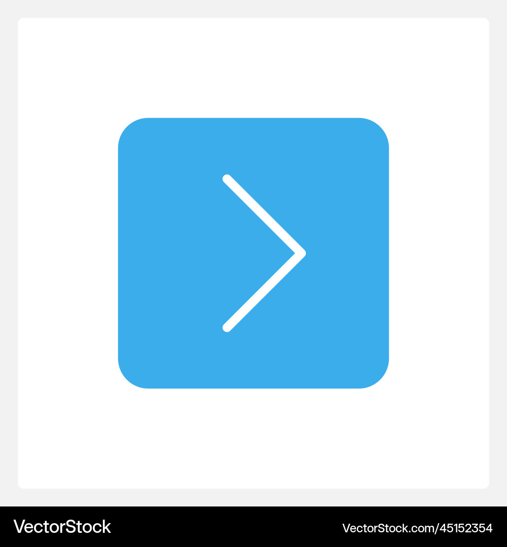 Aktive nächste Aktion Taste ui Element Template Aktive nächste Aktion Taste ui Element Template vektorbild