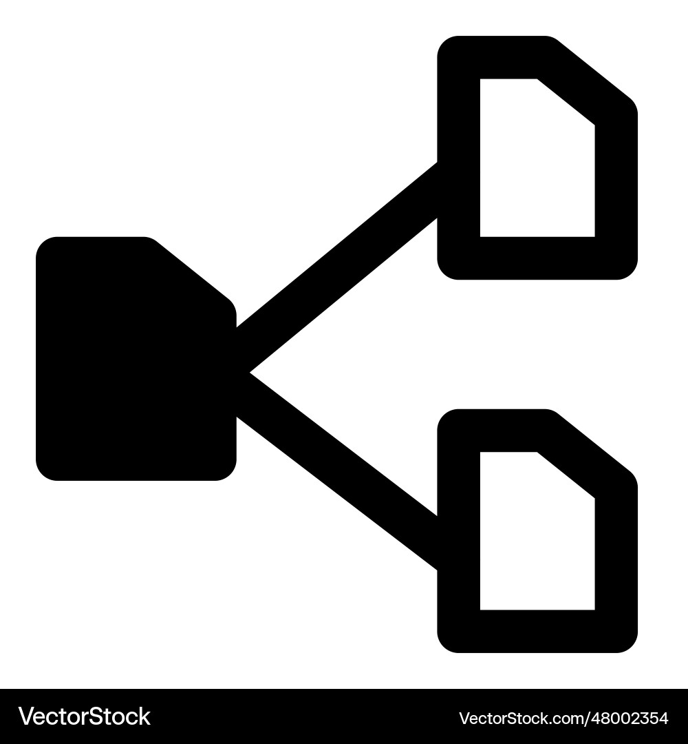 Data exchange between several resources Vector Image