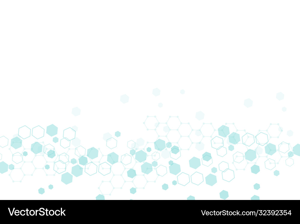 Hexagonal abstract background big data Hexagonal abstract background big data vector image