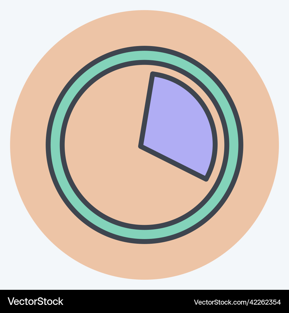 Icon data usage suitable for mobile apps symbol Vector Image