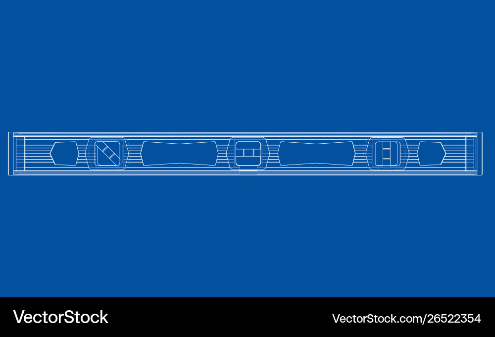 Outline building level vector image