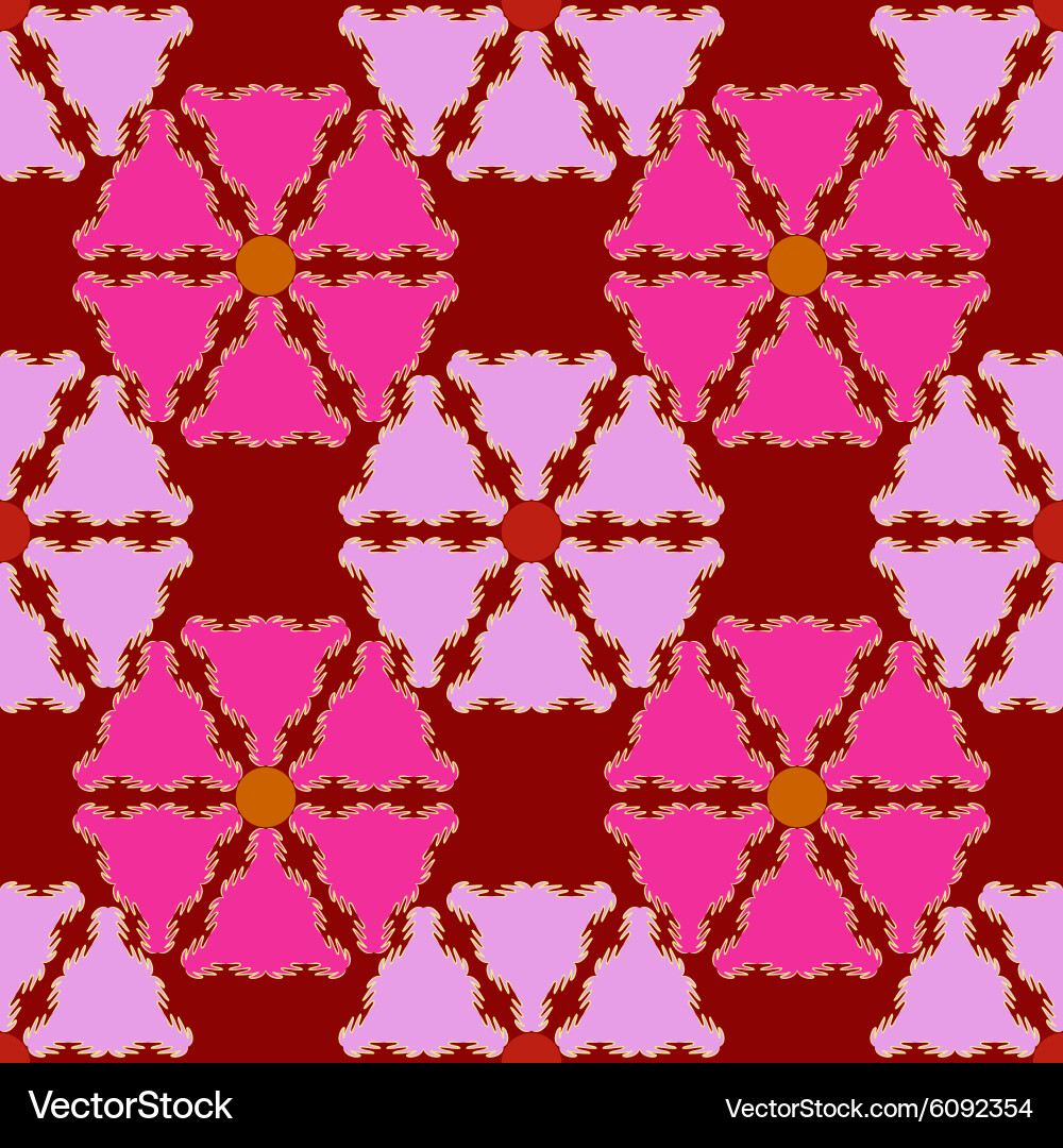 Pattern of triangles vector image