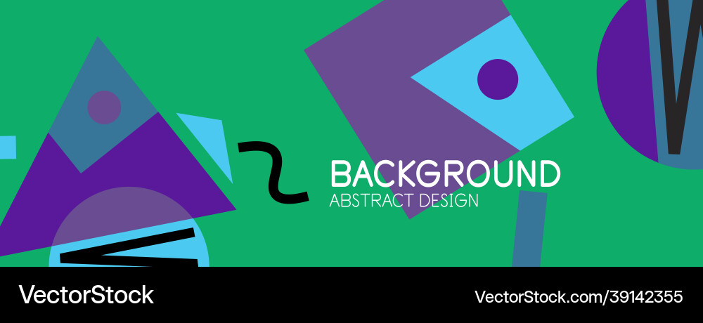 Abstract background with blocks lines geometric Vector Image