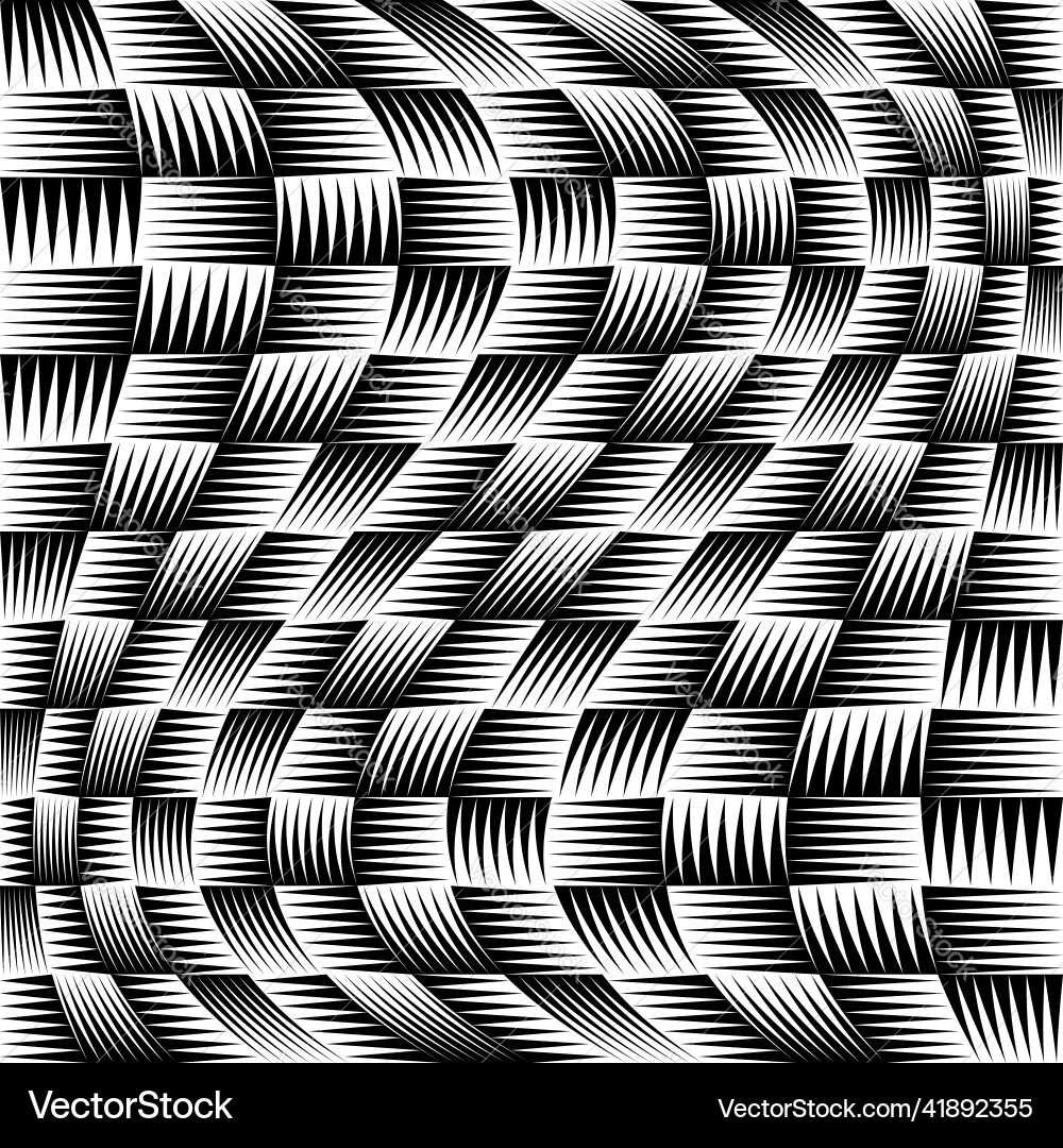 Abstract op-art edgy triangular background Vector Image
