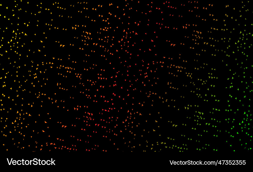 Dark colorful layout with triangles Dark colorful layout with triangles vector image