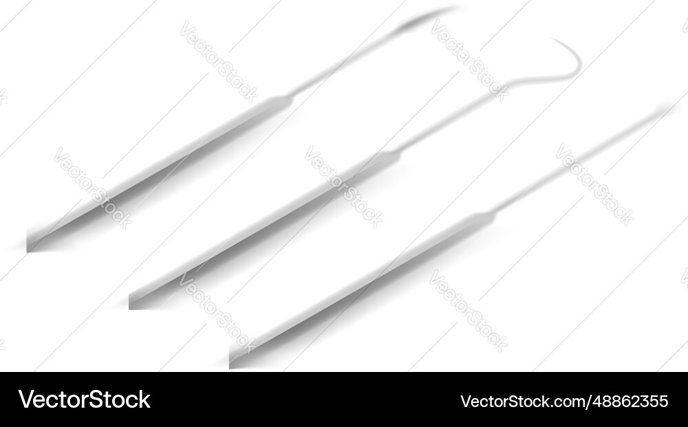 Dentist tools Dentist tools vector image