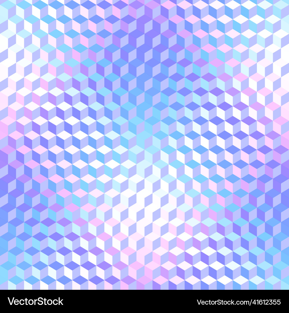 Geometric seamless pattern of a cubes in low poly Geometric seamless pattern of a cubes in low poly vector image