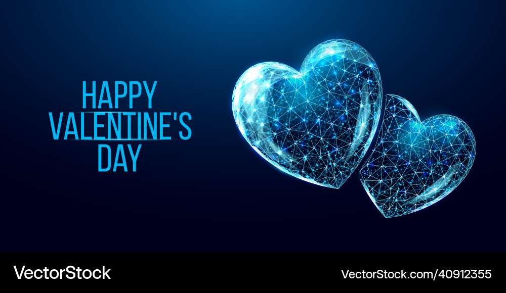 Glückliche Valentinstag Banner Drahtrahmen Herz Glückliche Valentinstag Banner Drahtrahmen Herz vektorbild