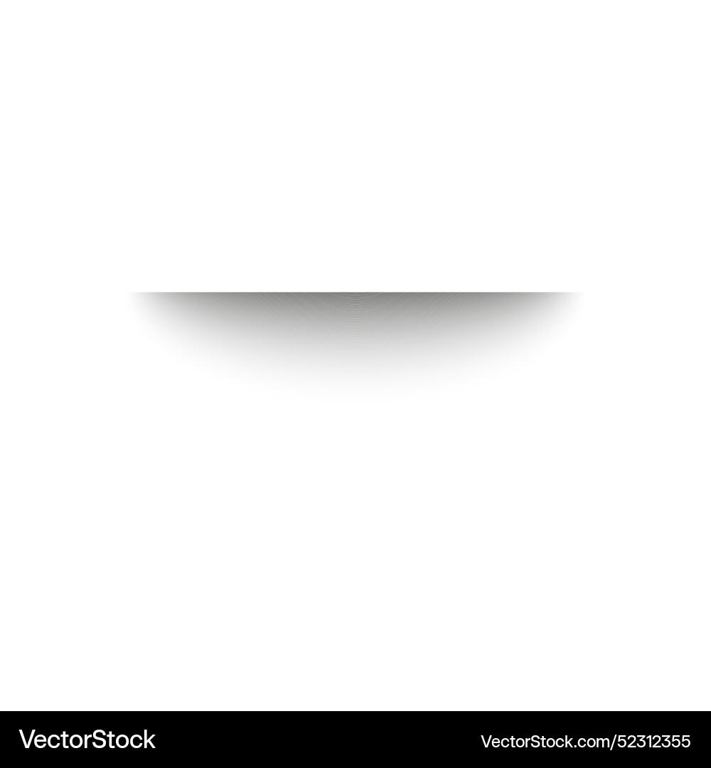 Realistic shadow box set with drop effect vector image