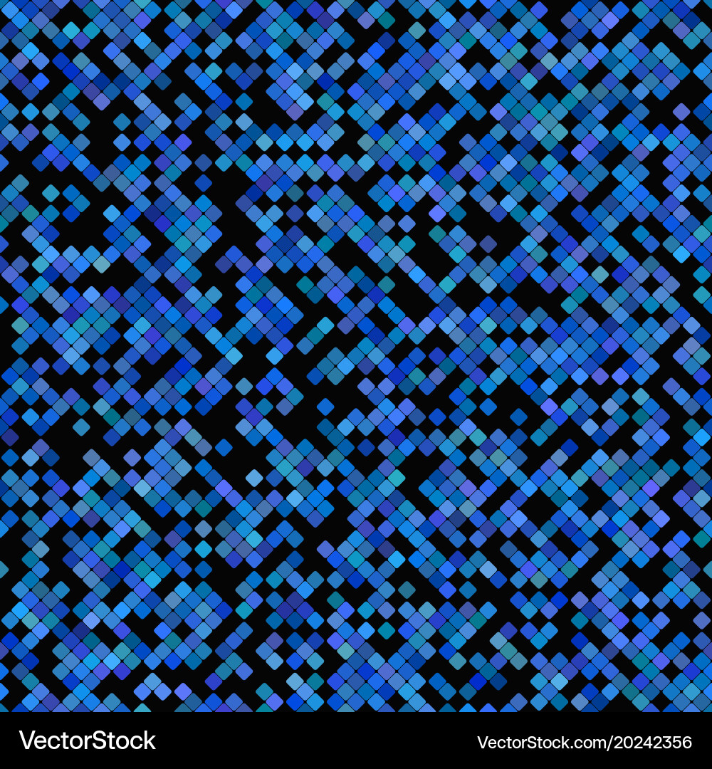 Color rounded square pattern background vector image