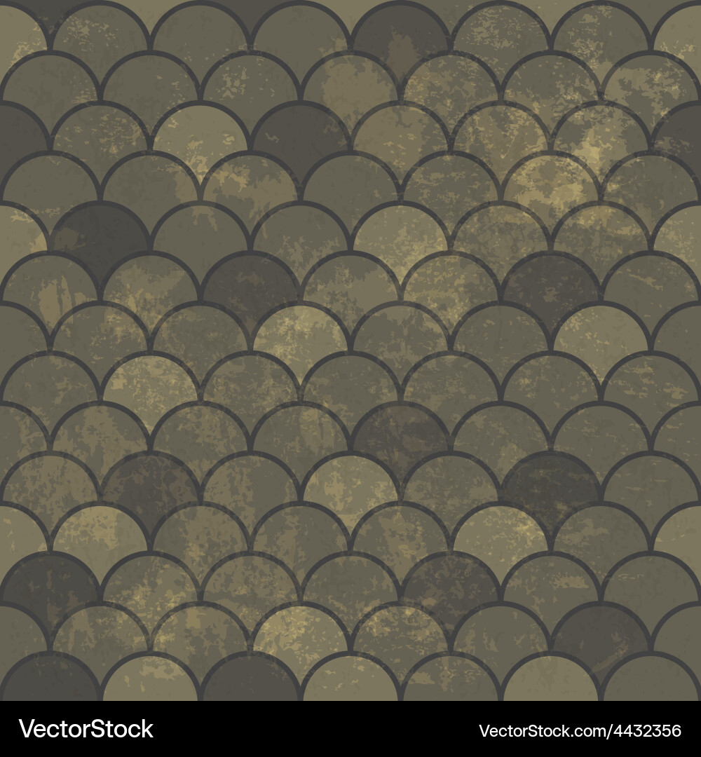 Grunge Scale Pattern vector image