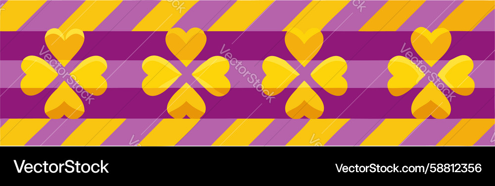Modern geometric grid pattern border design Vector Image