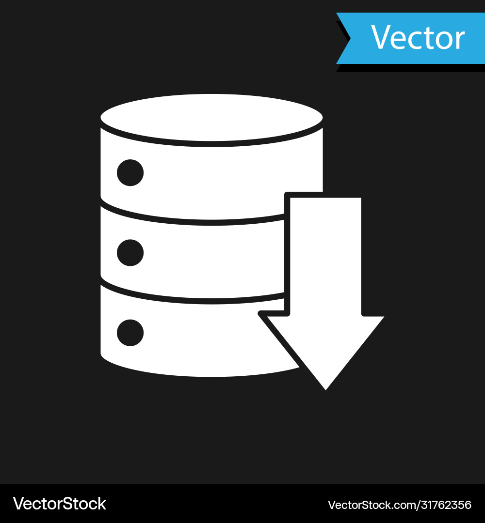 White server data web hosting icon isolated Vector Image