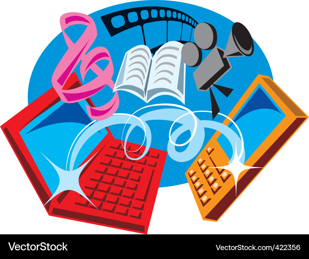 Wireless connection vector image