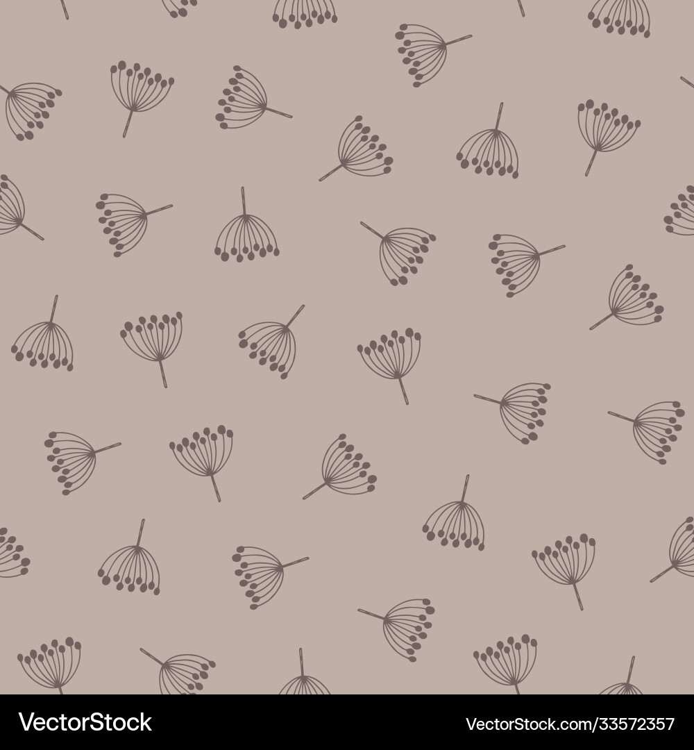 Seamless pattern with stylized branches Seamless pattern with stylized branches Vector Image