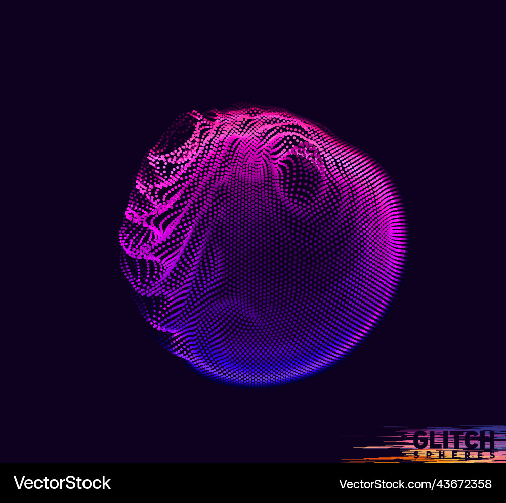 Abstract colorful mesh on dark background Abstract colorful mesh on dark background vector image