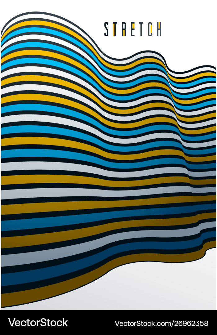 Abstract lines in 3d dimensional perspective Abstract lines in 3d dimensional perspective vector image