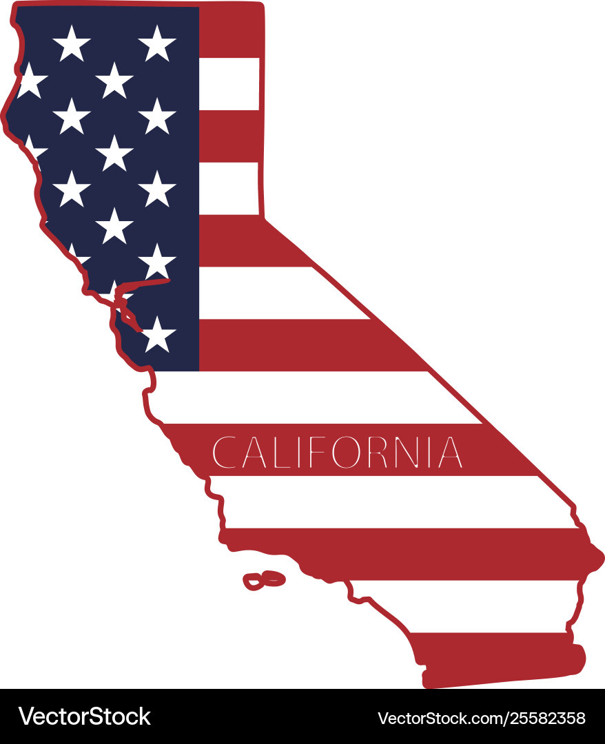 California Vector Image