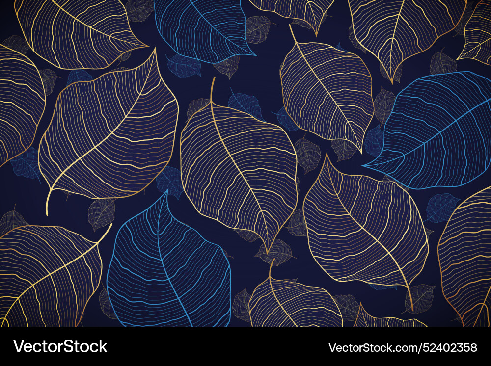 Gradient golden linear background Vector Image