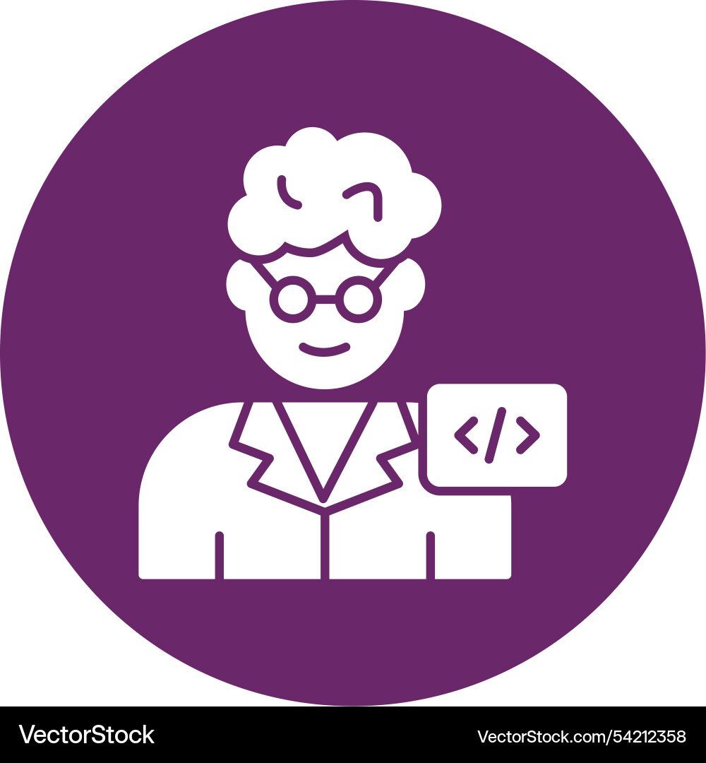 Programmer vector image