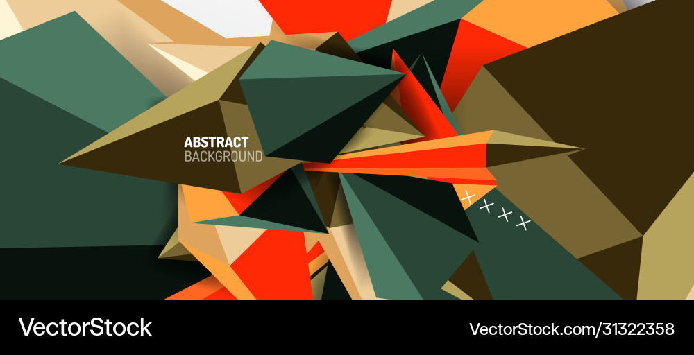 Trendy simple triangle abstract background Trendy simple triangle abstract background vector image