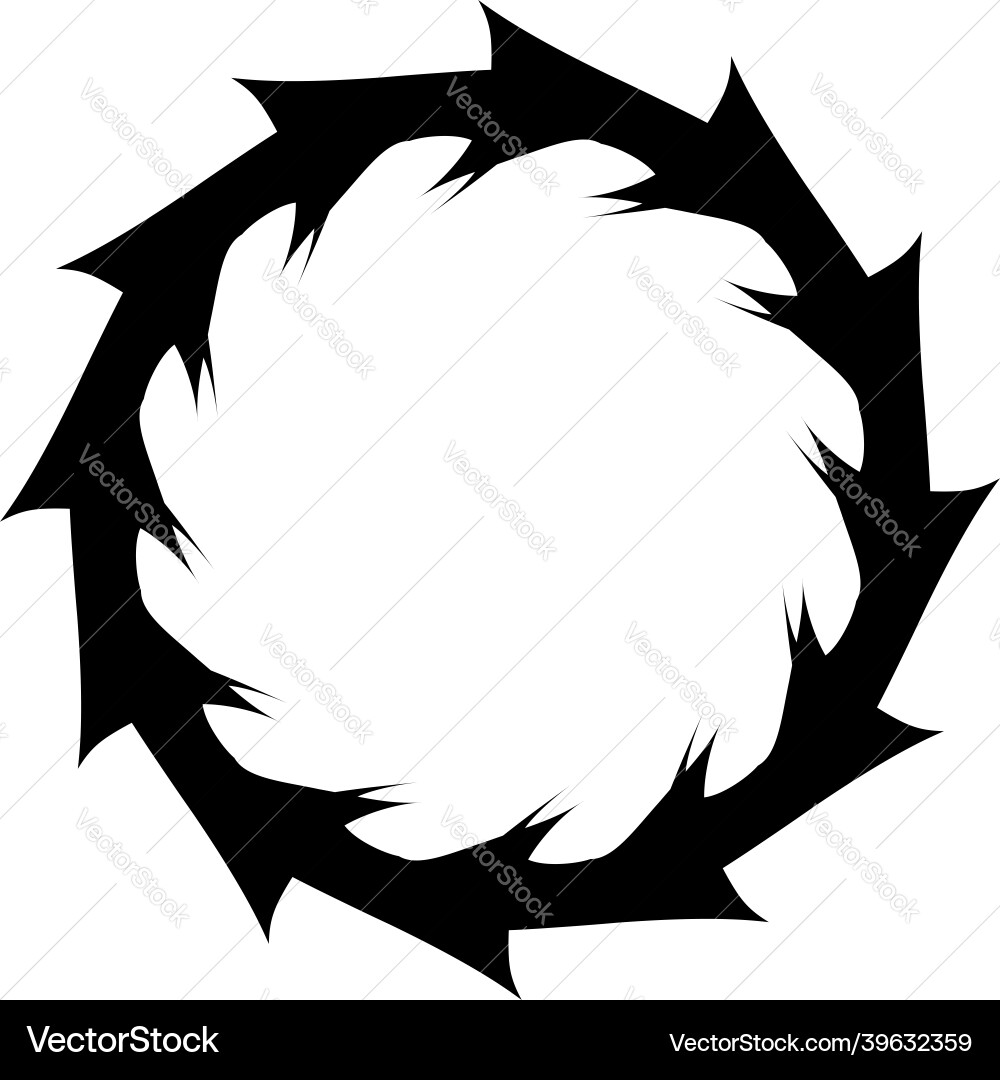 Abstract circular drawing amorphous nonfigurative Abstract circular drawing amorphous nonfigurative vector image