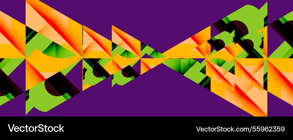 Circles semi squares and round triangles Circles semi squares and round triangles vector image