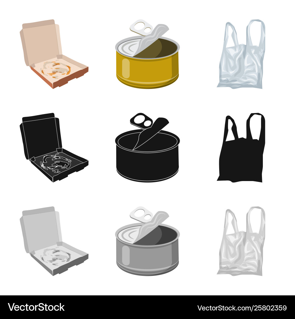Dump and sort sign set Vector Image